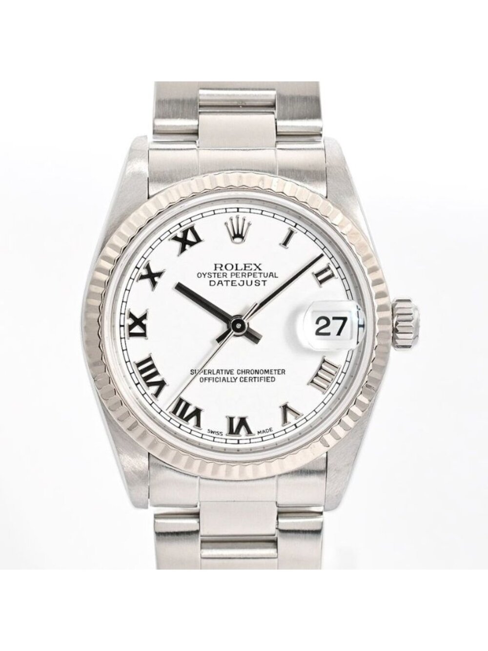 Rolex Watch Datejust White Gold